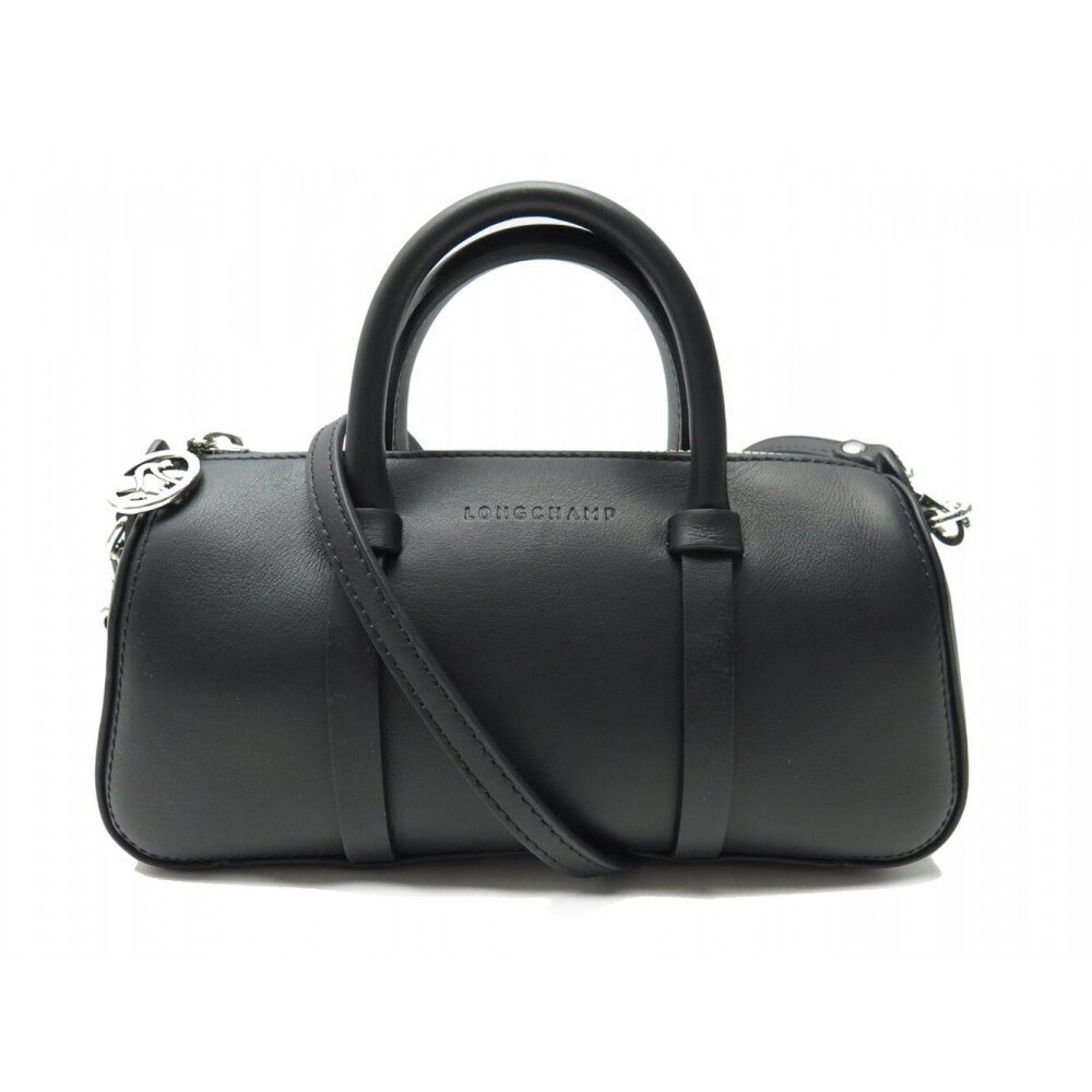 NEUF SAC A MAIN LONGCHAMP DAYLONG S 10270HFK001 BANDOULIERE CUIR NOIR BAG 690€