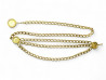ceinture chanel chaine 3 rangs medaillon logo
