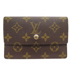 VINTAGE PORTE CARTES LOUIS VUITTON A RABAT EN TOILE MONOGRAM CARD HOLDER 345€