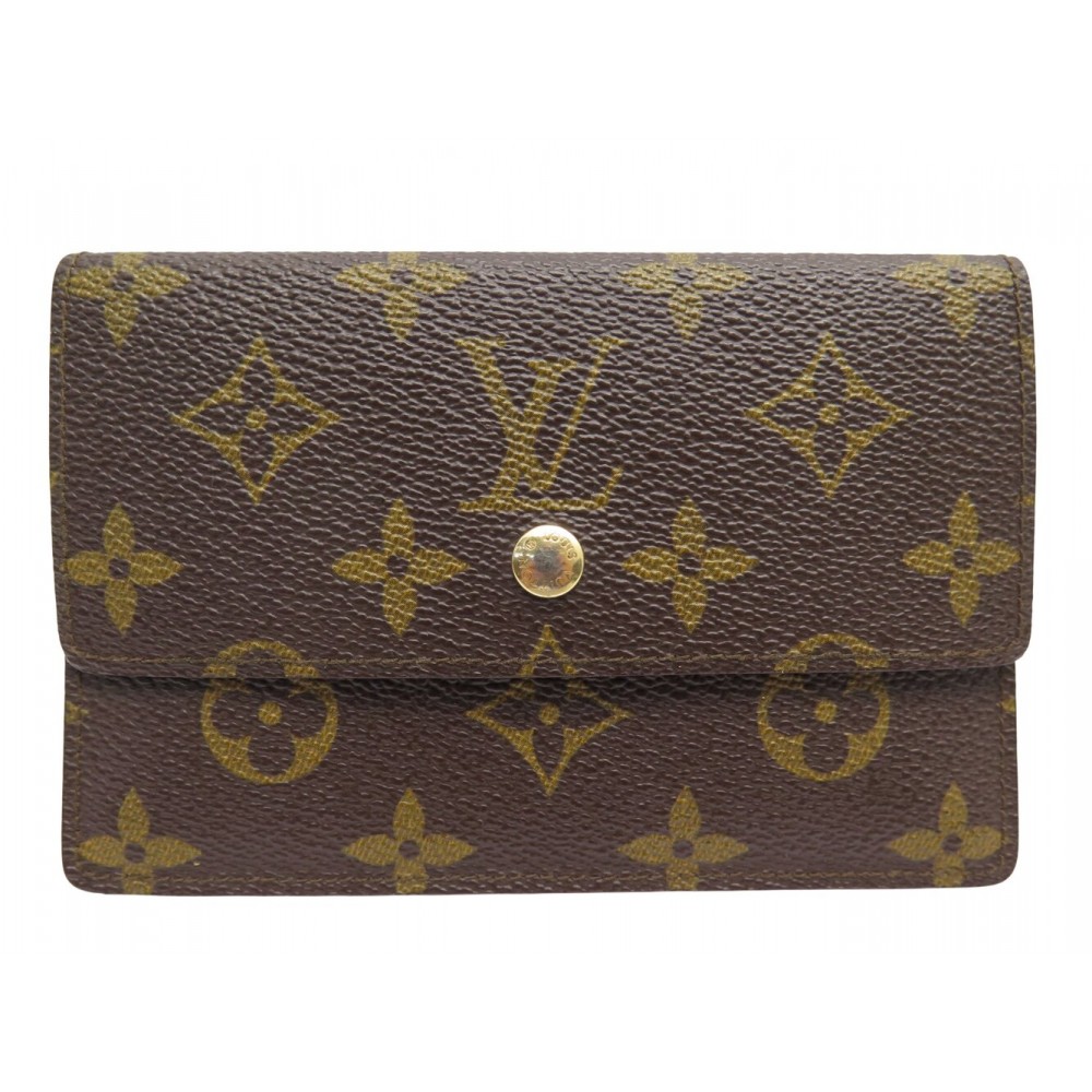 VINTAGE PORTE CARTES LOUIS VUITTON A RABAT EN TOILE MONOGRAM CARD HOLDER 345€