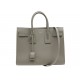 SAC A MAIN SAINT LAURENT DE JOUR SMALL 378299 CUIR GRIS BANDOULIERE PURSE 2800€