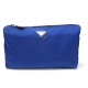 NEUF TROUSSE DE TOILETTE PRADA NECESSAIRE TESSUTO 1NA012 NYLON BLEU POUCH 650€