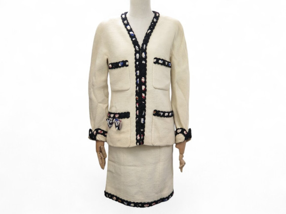  tailleur chanel veste jupe casino l 42 40