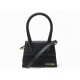 NEUF SAC A MAIN JACQUEMUS LE CHIQUITO MOYEN BANDOULIERE CUIR NOIR HAND BAG 720€