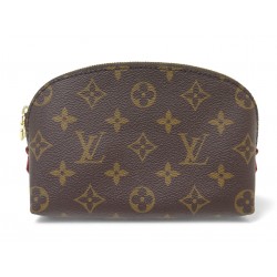NEUF TROUSSE LOUIS VUITTON POCHETTE COSMETIQUE PM M47515 TOILE MARRON POUCH 485€