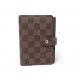 NEUF PORTE AGENDA LOUIS VUITTON FONCTIONNEL PM R20700 DAMIER EBENE DIARY 350€