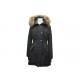 BLOUSON DOUDOUNE MONCLER MONTICOLE T3 42 L MATELASSE FOURRURE RENARD COAT 2060€