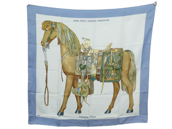 foulard hermes mon petit cheval mexicain kaminski