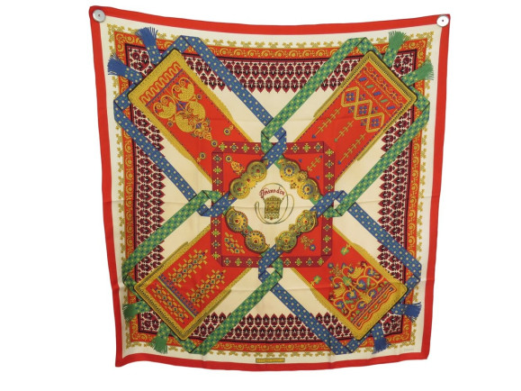 foulard hermes brins d'or 1ere edition 1982