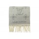 NEUF ECHARPE VUITTON MAHINA FLIGHT M77903 CACHEMIRE GRIS NEW CASHMERE SCARF 660€