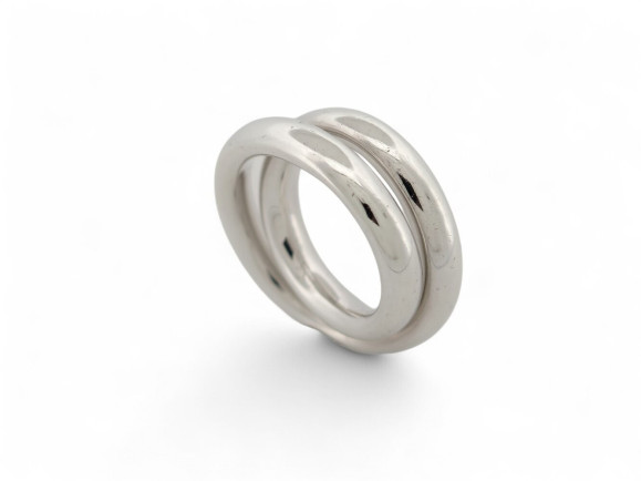 bague hermes vertige h104261b t50 en argent massif 925