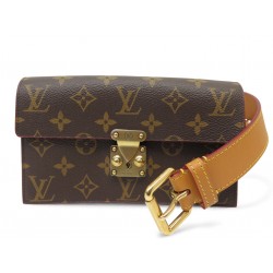 NEUF SAC CEINTURE LOUIS VUITTON SLOCK PM MONOGRAM M44667 T85 BELT HAND BAG PURSE