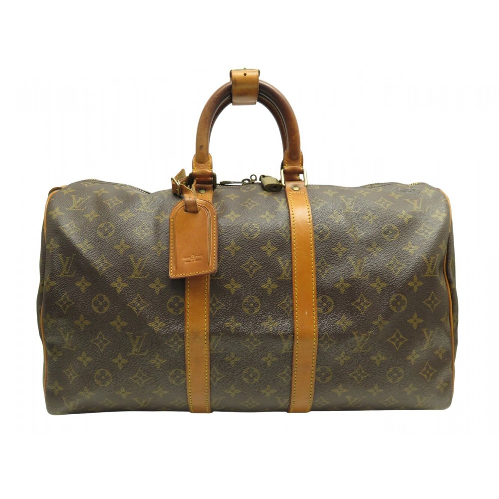 SAC A MAIN LOUIS VUITTON KEEPALL 45 EN TOILE MONOGRAM LV M41424 TRAVEL BAG 1450€