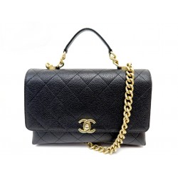 NEUF SAC A MAIN CHANEL AFFINITY CUIR MATELASSE CAVIAR BANDOULIERE HAND BAG 6500€