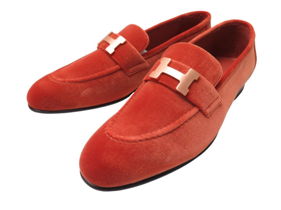 chaussures hermes mocassins paris 38 en velours