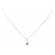 NEUF COLLIER TIFFANY & CO PENDENTIF LARME EN PLATINE 3GR TEARDROP NECKLACE 1500€