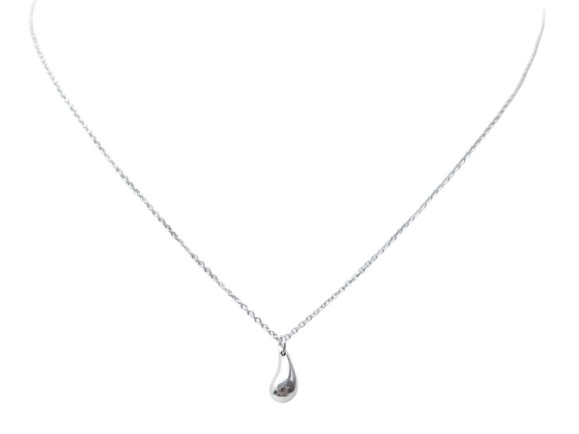 collier tiffany co pendentif larme en platine