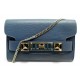 NEUF SAC A MAIN PROENZA SCHOULER PS11 H01020 CUIR GRAINE BLEU BANDOULIERE 1265€