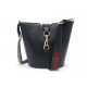 NEUF SAC A MAIN GUCCI MINI BUCKET 782908 EN CUIR NOIR BANDOULIERE HAND BAG 1980€