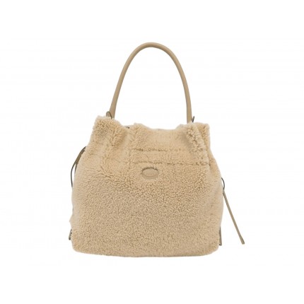 NEUF SAC A MAIN TOD'S DI BAG A COULISSE MOUTON CABAS PEAU LAINEE TOTE BAG 3500€