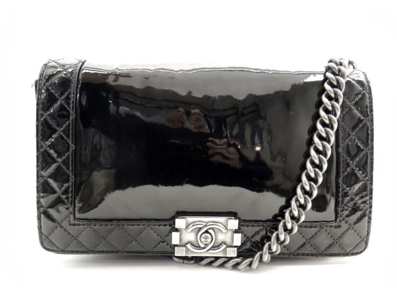 sac a main chanel grand boy jumbo cuir matelasse