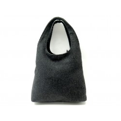 NEUF VINTAGE SAC A MAIN MIU MIU HOBO SLING LAINE ANTHRACITE WOOL BAG PURSE 1900€