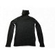 VINTAGE PULL MONCLER M 38 EN MOHAIR LAINE & NYLON COL ROULE NOIR SWEATER 790€