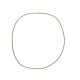 COLLIER CHAINE MAILLES FORCAT T 55 CM EN OR JAUNE 18K 14GR YELLOW GOLD NECKLACE