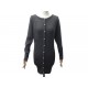 NEUF ROBE GILET LONG CHANEL CARDIGAN BOUTONS PERLES M 38 CACHEMIRE DRESS 6600€