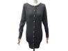 robe gilet long chanel cardigan boutons perles m