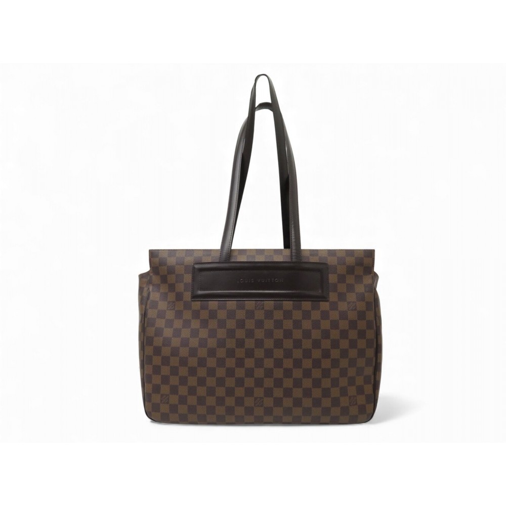 VINTAGE SAC A MAIN LOUIS VUITTON PARIOLI GM N51124 TOILE DAMIER EBENE BAG 2200€