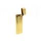 VINTAGE BRIQUET CARTIER A RAINURES A GAZ EN PLAQUE OR OVALE GOLDEN LIGHTER 900€