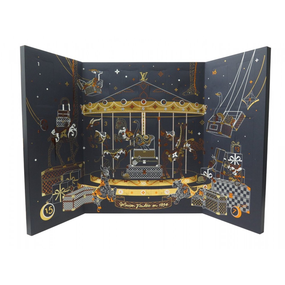NEUF CALENDRIER DE L AVENT LOUIS VUITTON 2024 MANEGE ANIMAUX DECORATION DE SAPIN