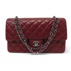 SAC A MAIN CHANEL TIMELESS CLASSIQUE MEDIUM CUIR MATELASSE BORDEAUX BAG 10300€
