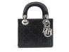 sac a main christian dior lady mini satin cannage