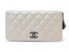 portefeuille chanel timeless logo cc zippe en