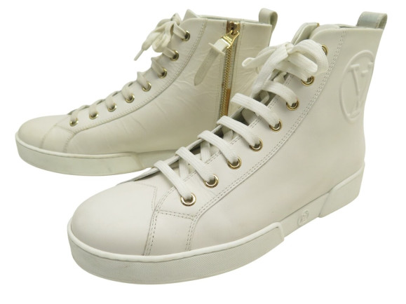 chaussures baskets louis vuitton stellar 37 en cuir