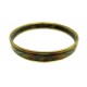 NEUF BRACELET HERMES EMAIL IMPRIME BRAZIL FIN 18.8 CM PLAQUE OR NEW BANGLE 470€