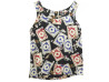 tunique chanel sans manches casino motif cartes m 40
