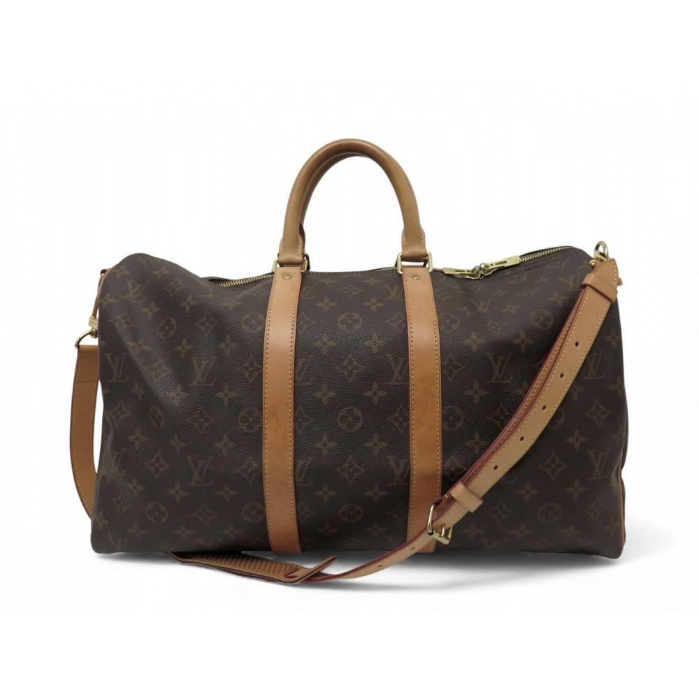 SAC DE VOYAGE A MAIN LOUIS VUITTON KEEPALL 45 BANDOULIERE MONOGRAM M41418 2150€