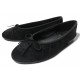 CHAUSSURES CHANEL G26250 BALLERINES 37 EN CUIR SUEDE MATELASSE NOIR FLAT 1150€