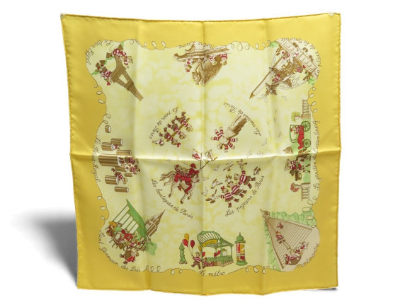  foulard hermes les triples gavroche carre 45 soie