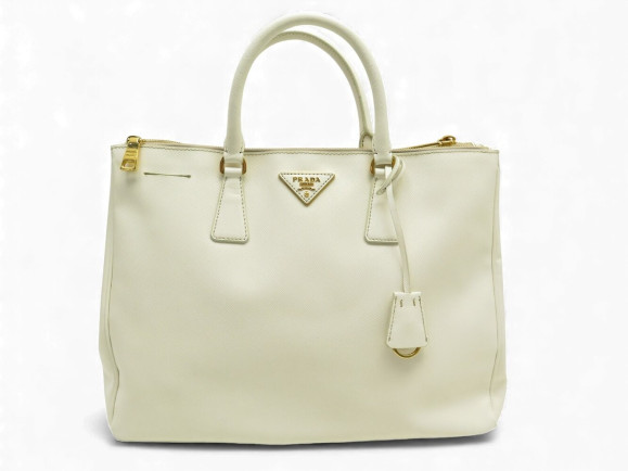 sac a main prada galleria gm en cuir saffiano blanc