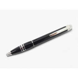 NEUF STYLO BILLE MONTBLANC STARWALKER 8486 NOIR PLATINUM NEW BALLPOINT PEN 520€
