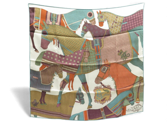 foulard hermes pour sortir carre 70 cm soie