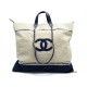 NEUF SAC A MAIN CHANEL CABAS JUMBO DEAUVILLE BIARRITZ VENICE XXL TWEED BAG 6500€