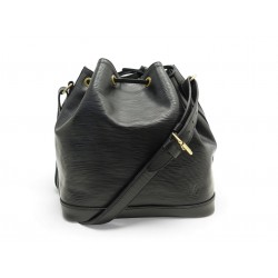 VINTAGE SAC A MAIN LOUIS VUITTON NOE PM CUIR EPI NOIR BLACK PURSE HAND BAG 1410€