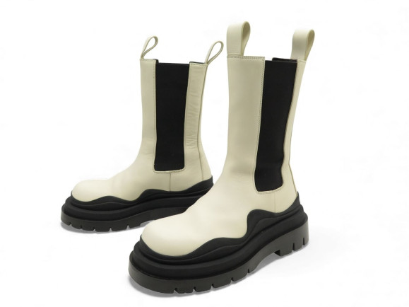  chaussures bottes bottega veneta tire chelsea