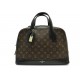 SAC A MAIN LOUIS VUITTON DORA SOFT MM TOILE MONOGRAM LV & CUIR NOIR PURSE 3800€