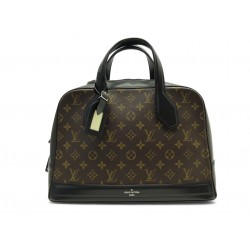 SAC A MAIN LOUIS VUITTON DORA SOFT MM TOILE MONOGRAM LV & CUIR NOIR PURSE 3800€
